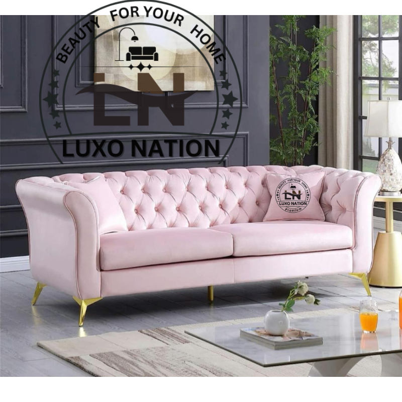 Luxo Nation Evoke Chesterfield Sofa:   Stylish Comfort for Every Space